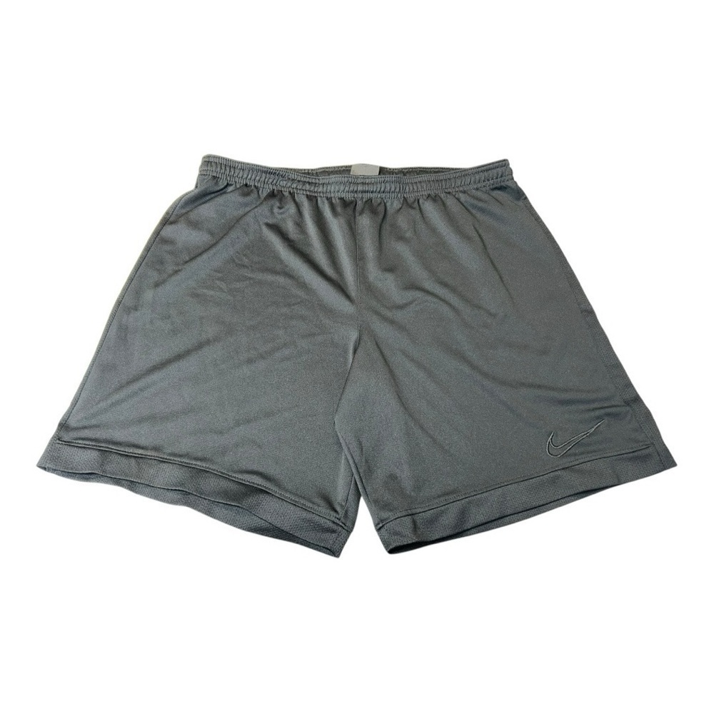 Nike Black Men’s Athletic Shorts L 100% Polyester Drawstring Solid DRI-FIT